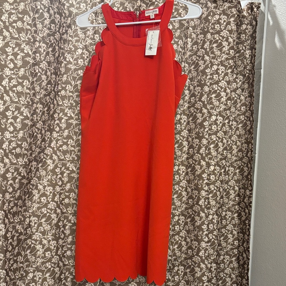 Maison Jules Red Asymmetrical Dress